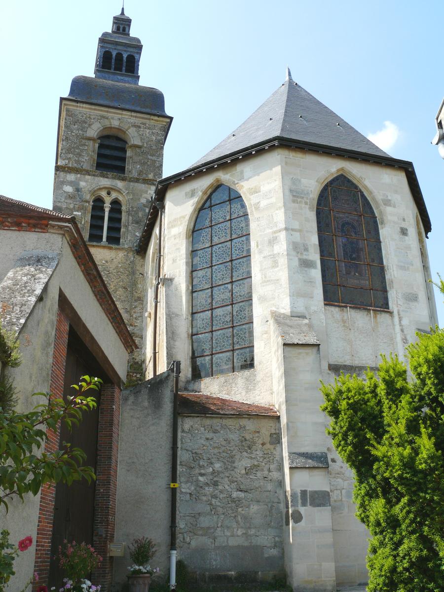 Hautvillers - Eglise Saint-Sindulphe (ancienne abbatiale Saint-Pierre et des Apôtres) - Chevet 