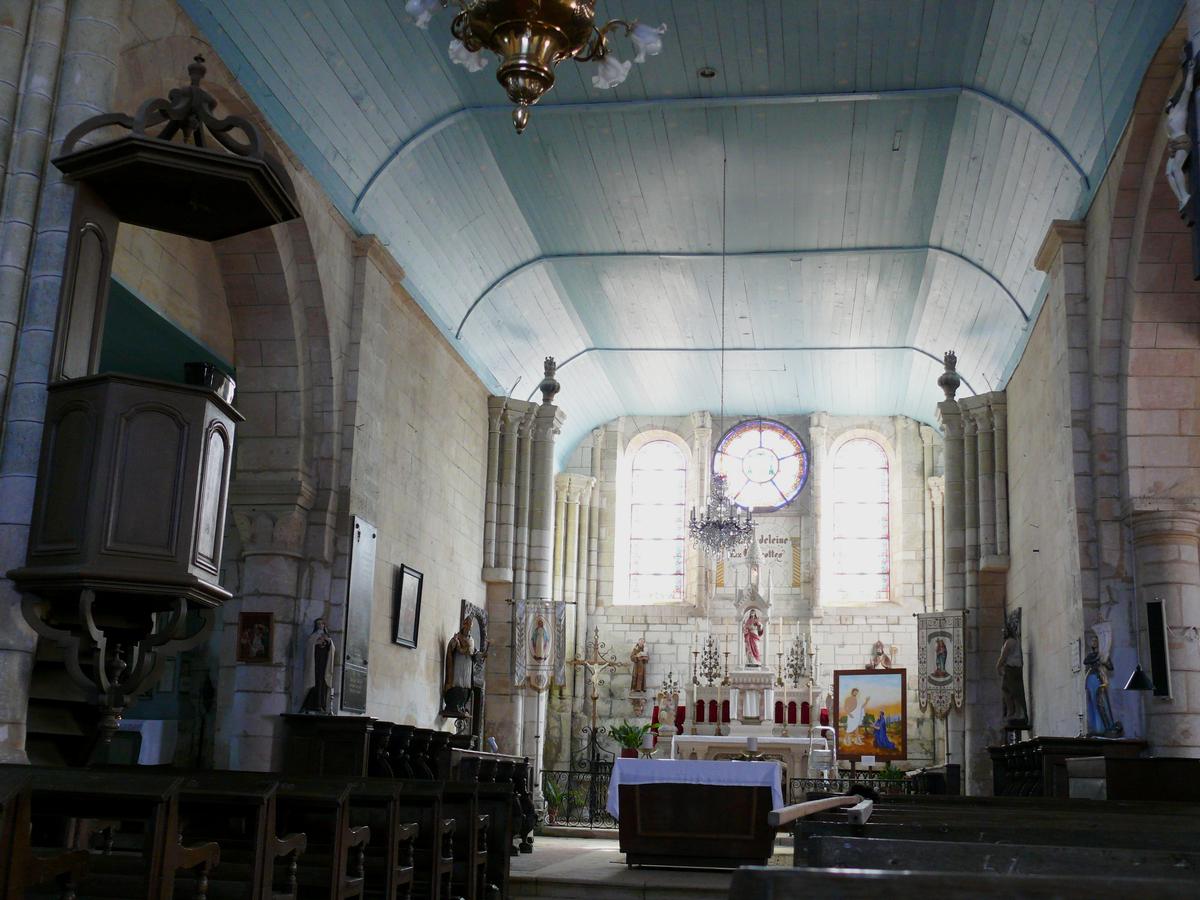 Moiremont - Eglise Sainte-Marie-Magdeleine(ancienne abbatiale) - Nef 