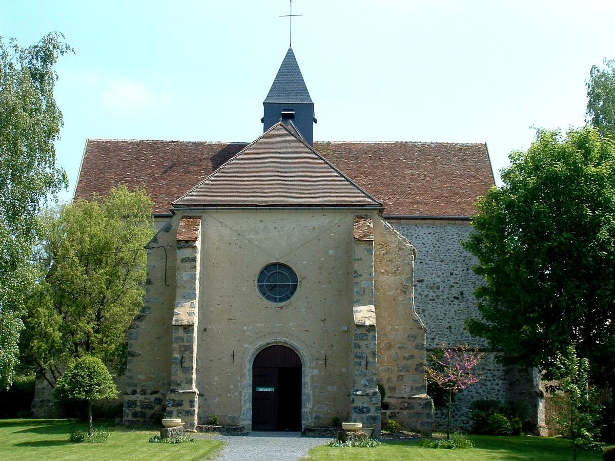 Fromentières - Eglise Sainte-Marie-Madeleine - Façade occidentale 