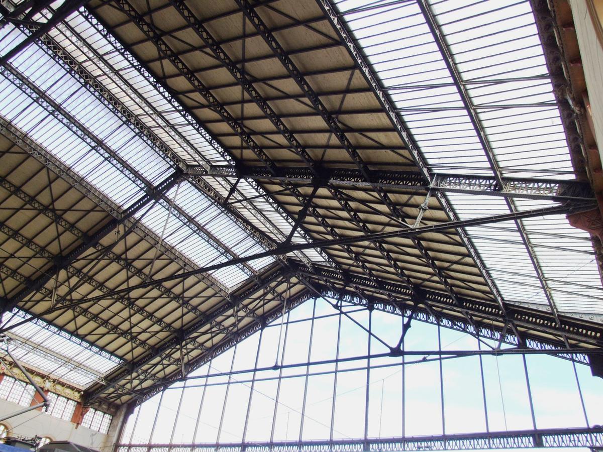 Marseille - Gare Saint-Charles - Halle principale - Charpente 
