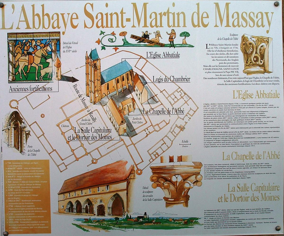 Ehemalige Abtei Saint-Martin in Massay 