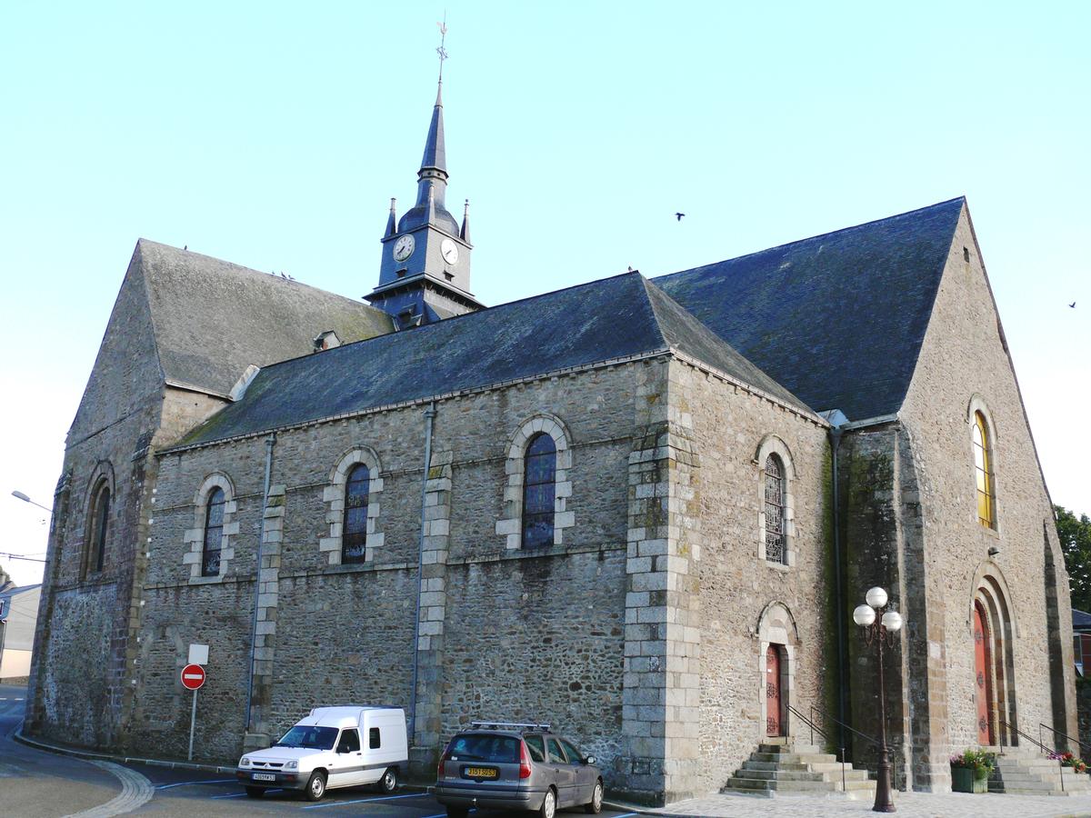 Mayenne - Eglise Saint-Martin - Ensemble 