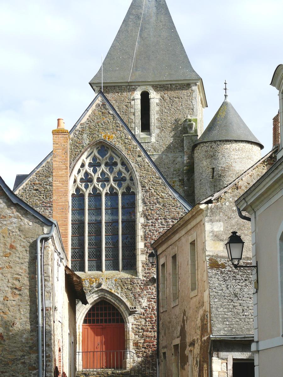 Saint-Denis-d'Anjou - Eglise Saint-Denis - Façade principale 