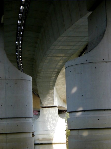 Viaduc de Mesnil-le-Roi.Pont principal sur la Seine 
