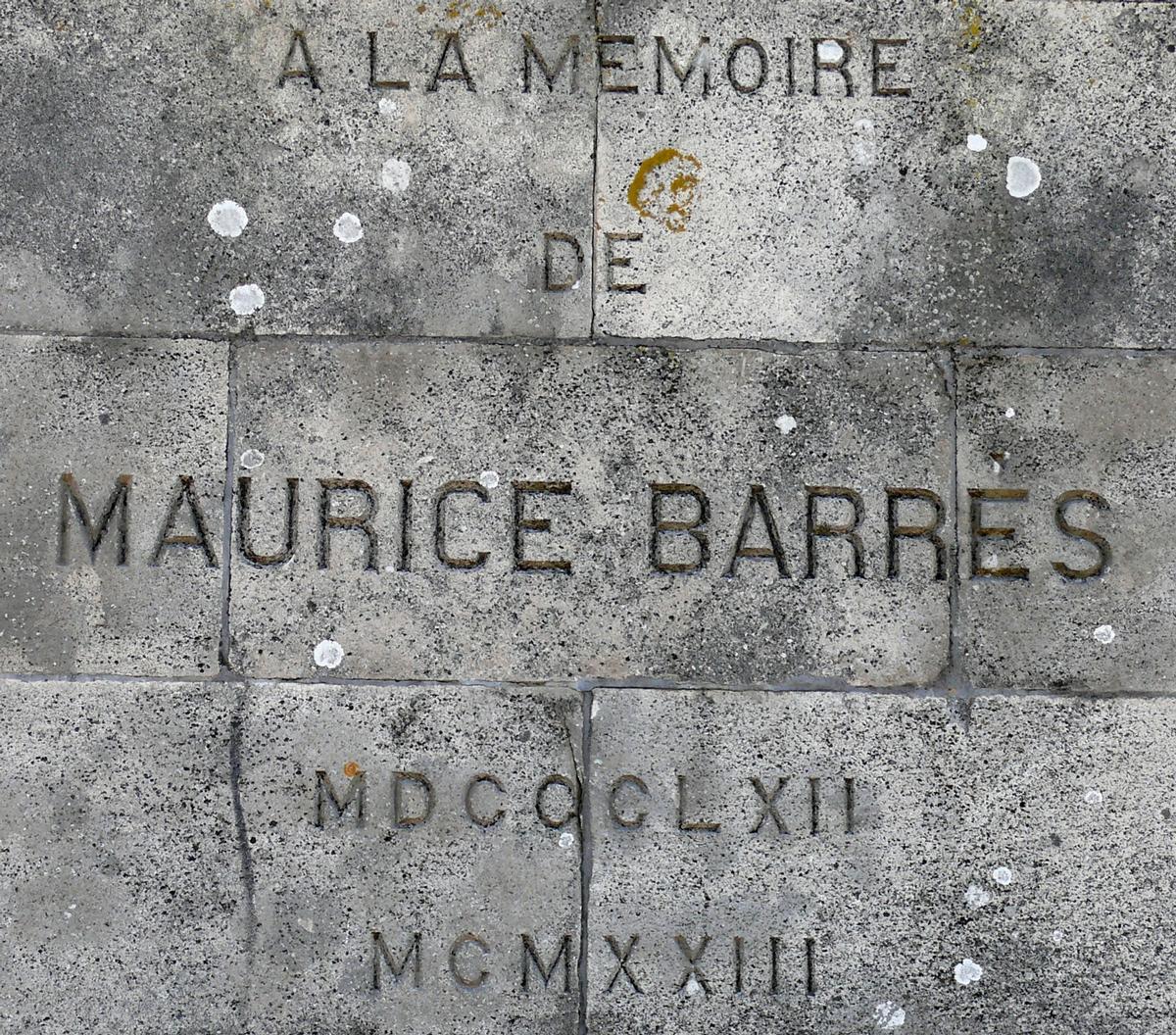 Signal de Vaudémont - Monument Barrès 