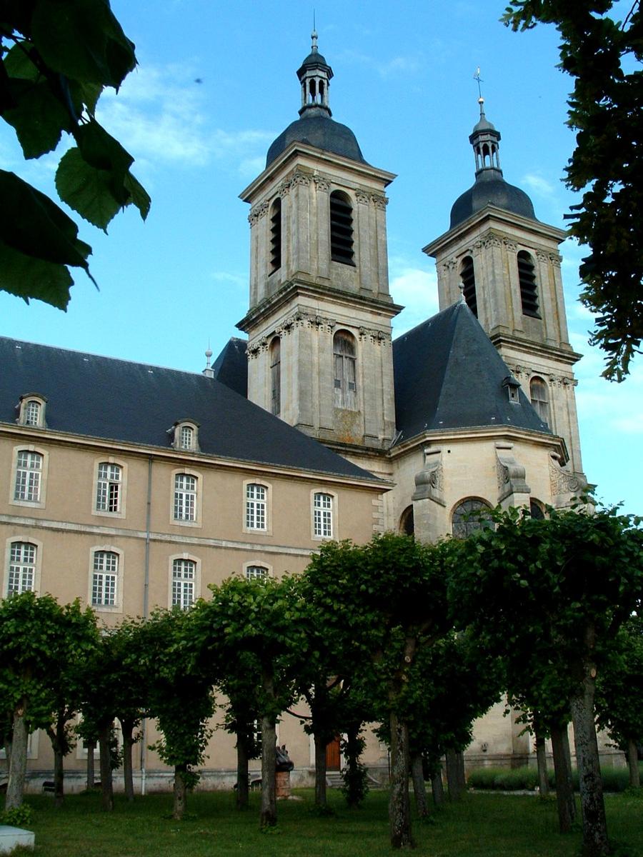 Pont-à-Mousson - Abbaye des Prémontrés - Eglise abbatiale - Abbaye du côté de la Moselle 