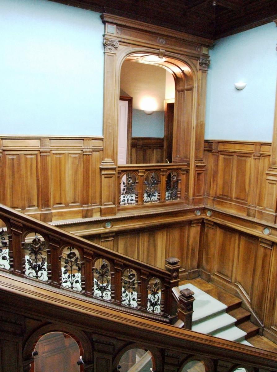 Bar-le-Duc - Château de Marbeaumont (médiathèque Jean Jeukens) - Escalier 