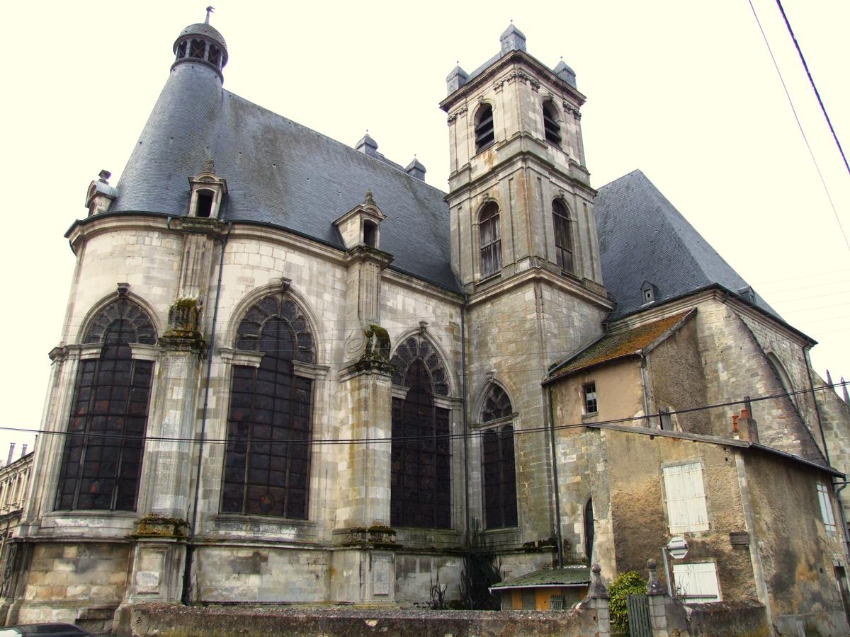 Saint-Mihiel - Abbatiale Saint-Michel - Choeur, transept et tour Nord 
