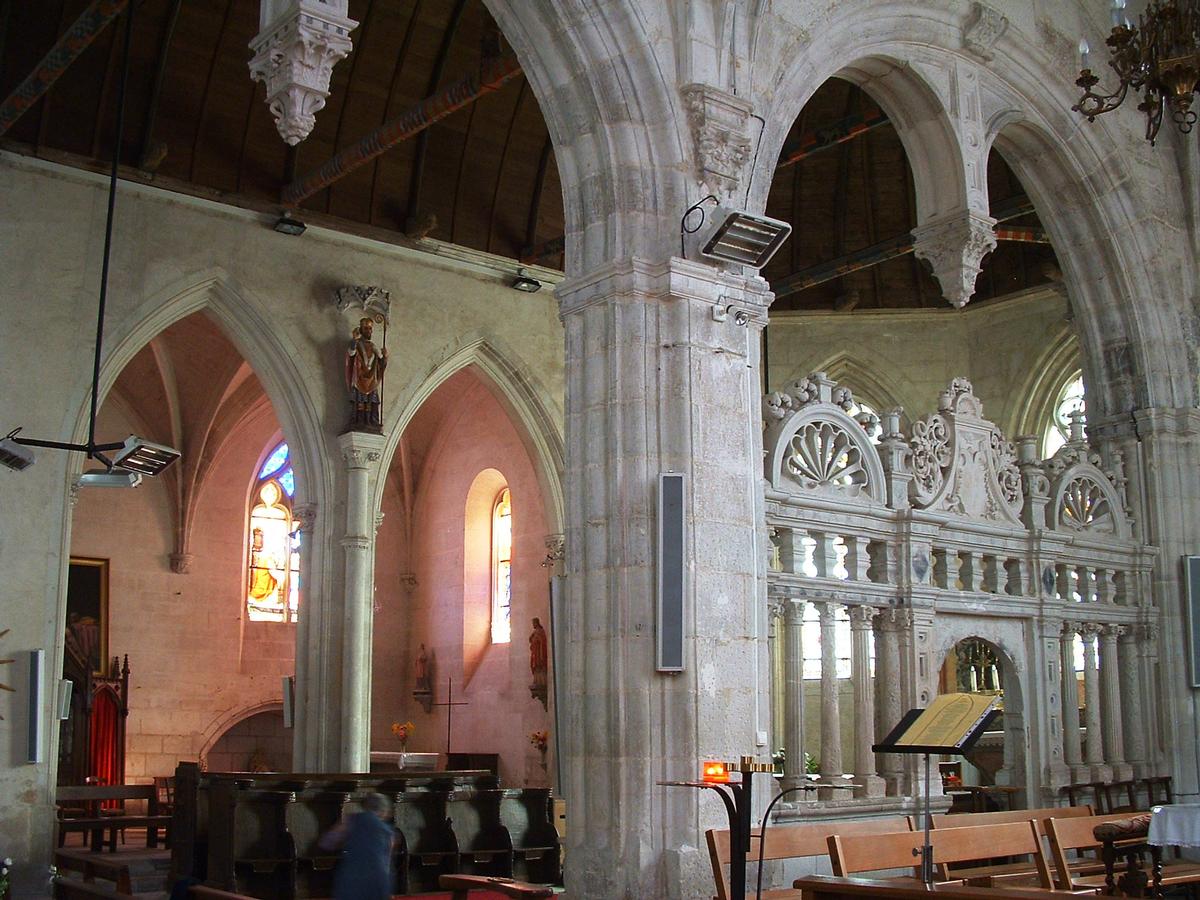 Mézières-en-Brenne - Eglise Sainte-Marie-Madeleine - Décoration de la chapelle construite par Nicolas d'Anjou et de l'église 