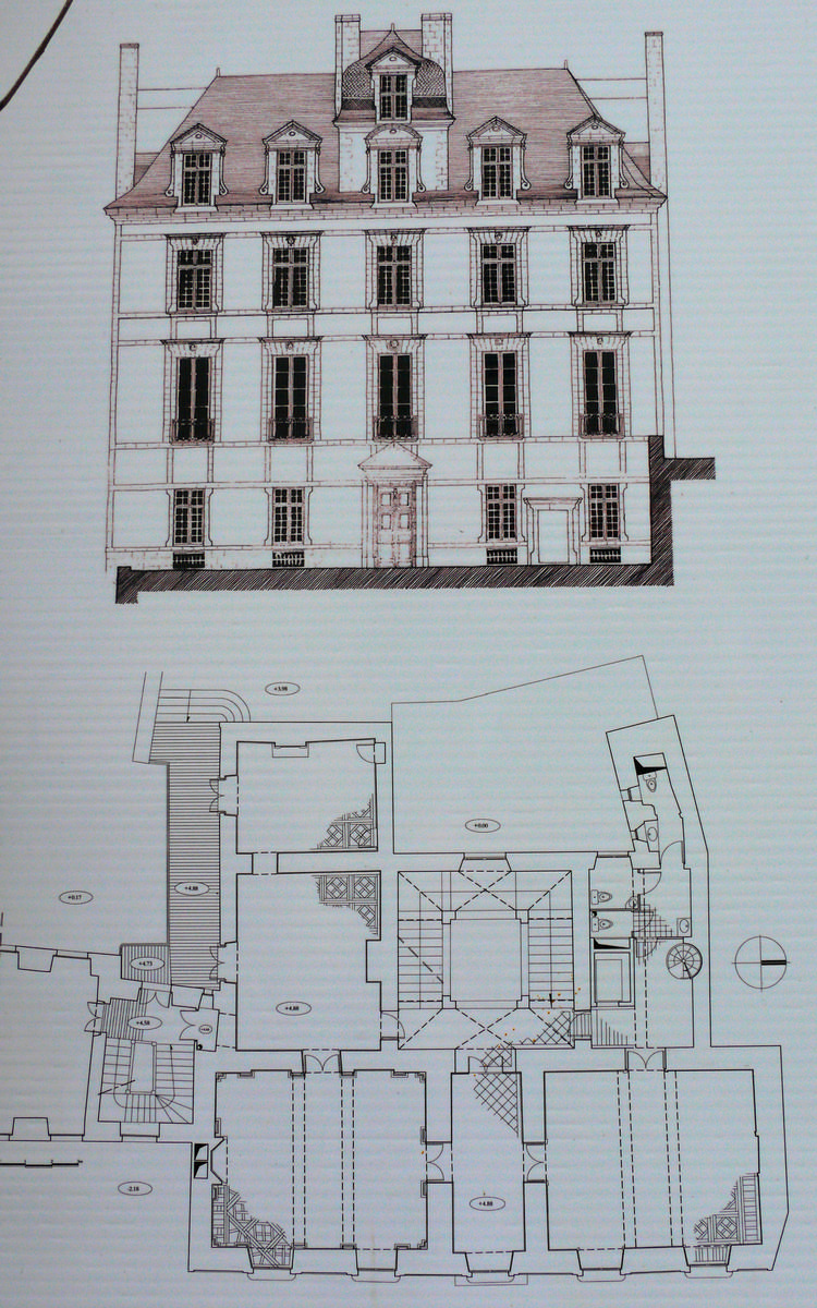 Vannes - Hôtel de Limur - Plan 