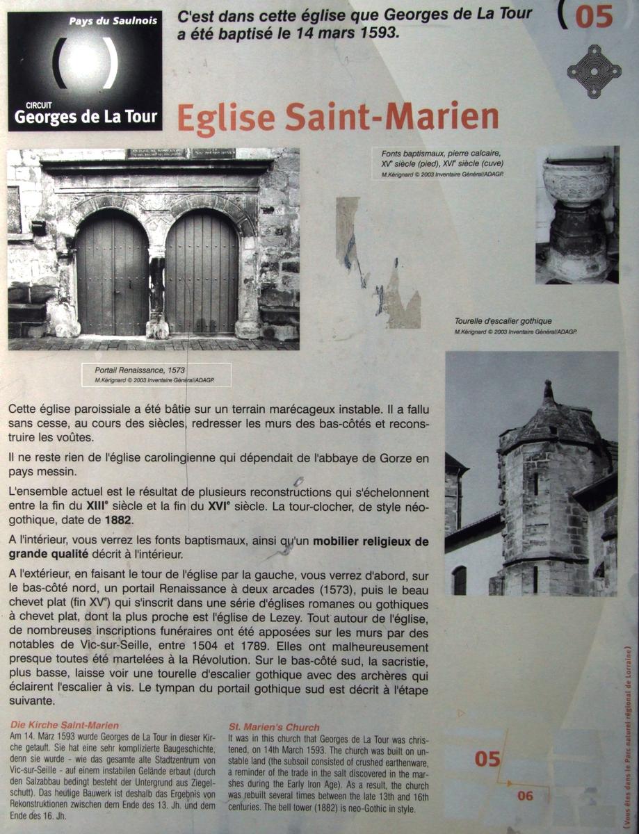Vic-sur-Seille - Eglise Saint-Marien 