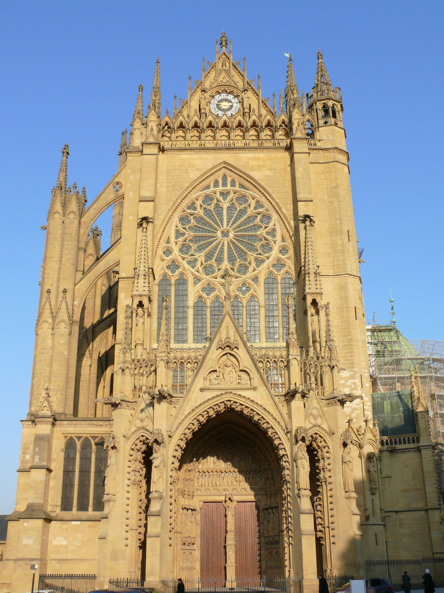 Metz - Cathédrale Saint-Etienne - Façade occidentale 