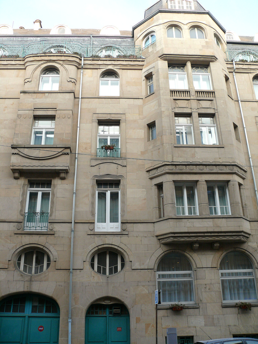 Metz - Hôtel Royal - Façade côté rue Charlemagne 