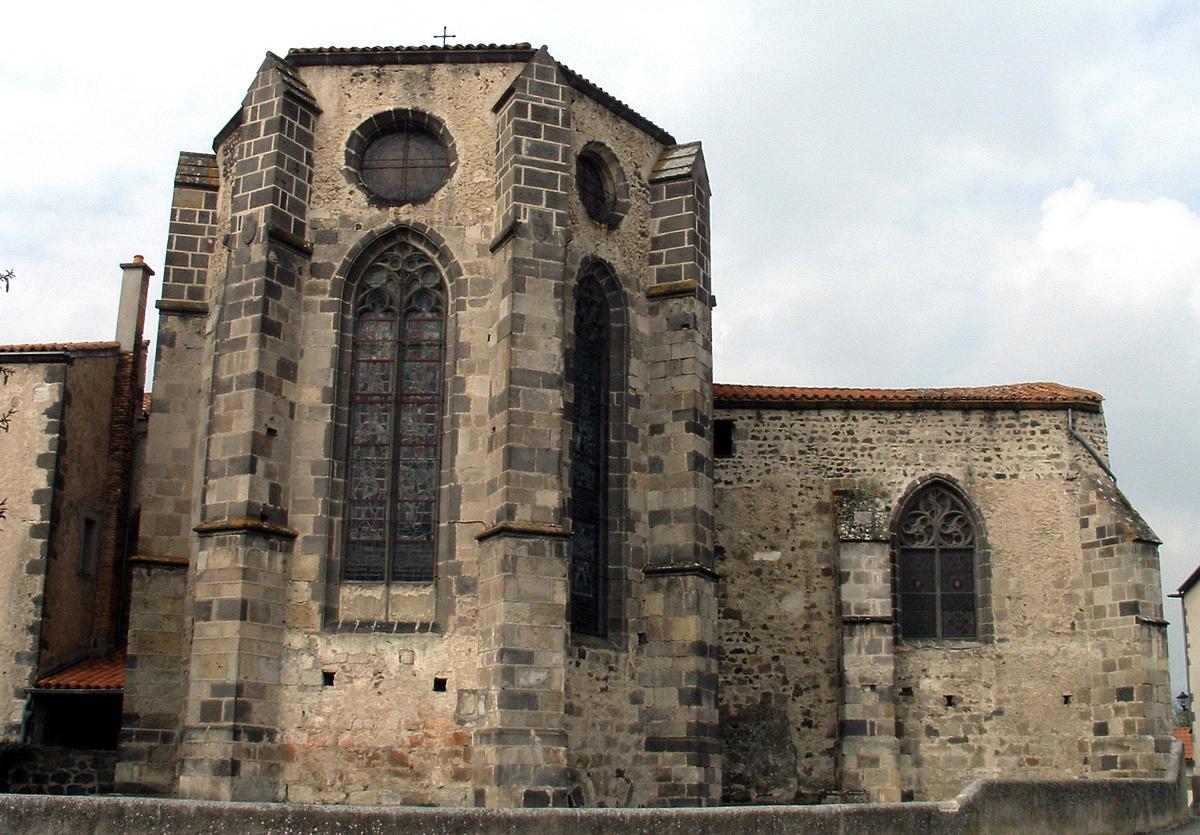 Mozac - Abbatiale Saint-Pierre - Chevet gothique 