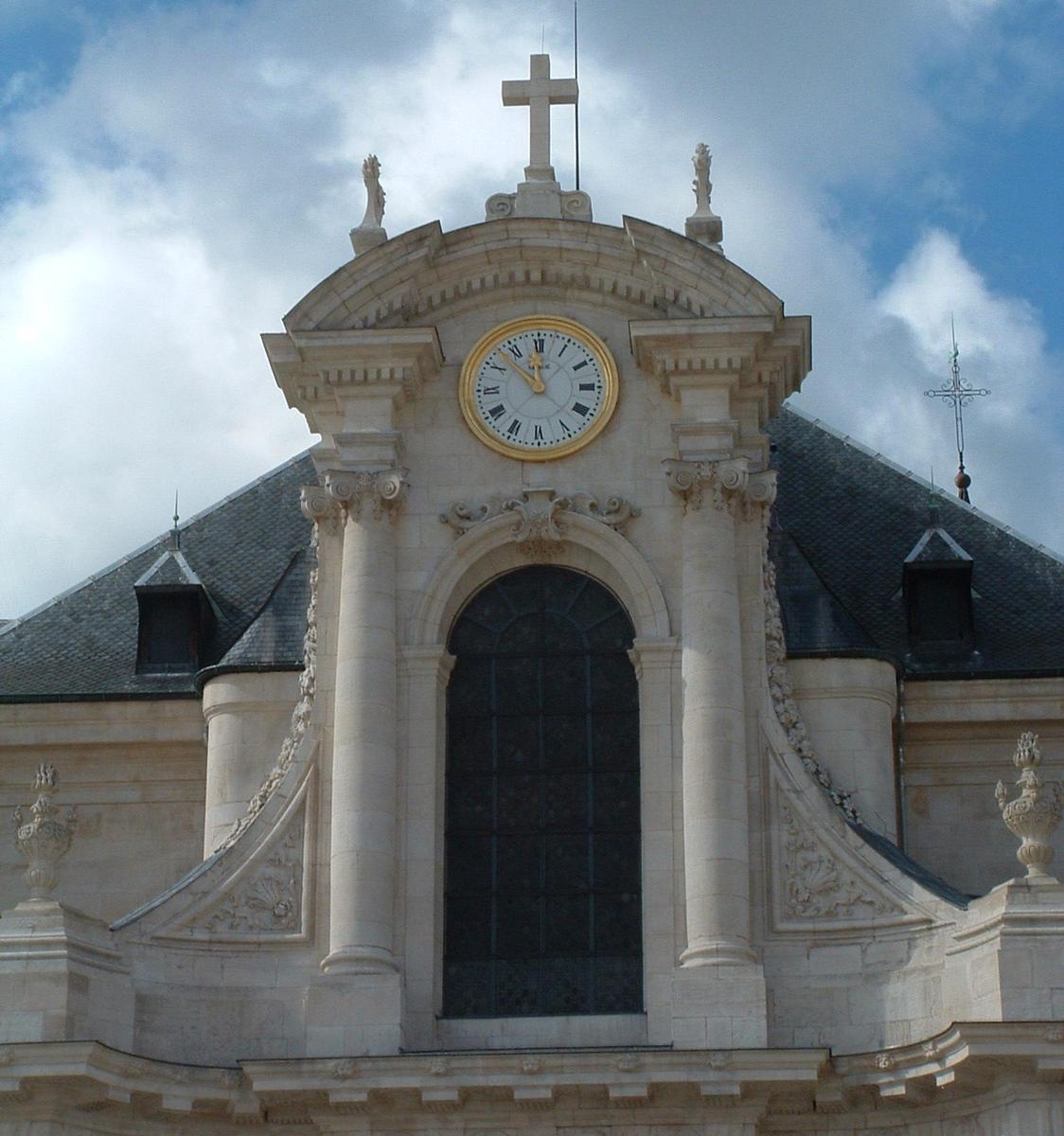 Nancy - Eglise Saint-Sébastien - Façade baroque - Détails 