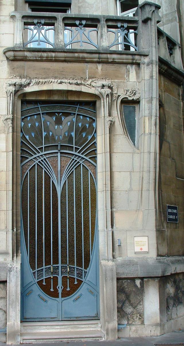 Nancy Art Nouveau - Immeuble Lucien Weissenburger - Porte 