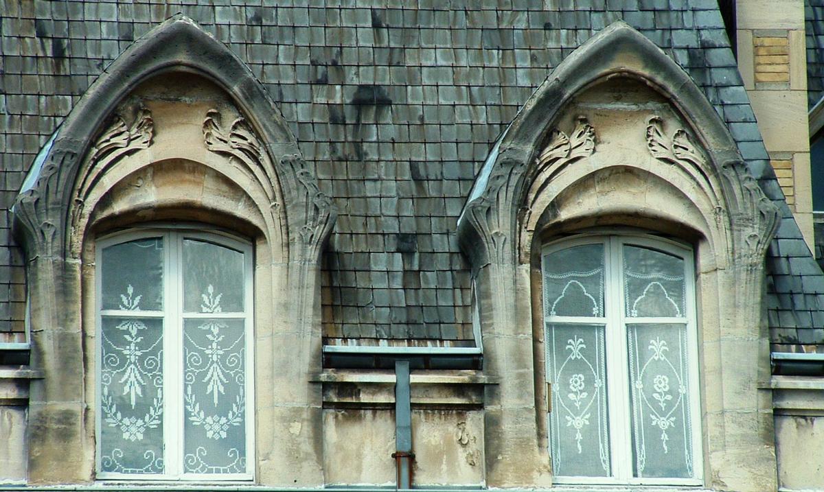 Nancy Art Nouveau - Immeuble Lucien Weissenburger - Fenêtres 