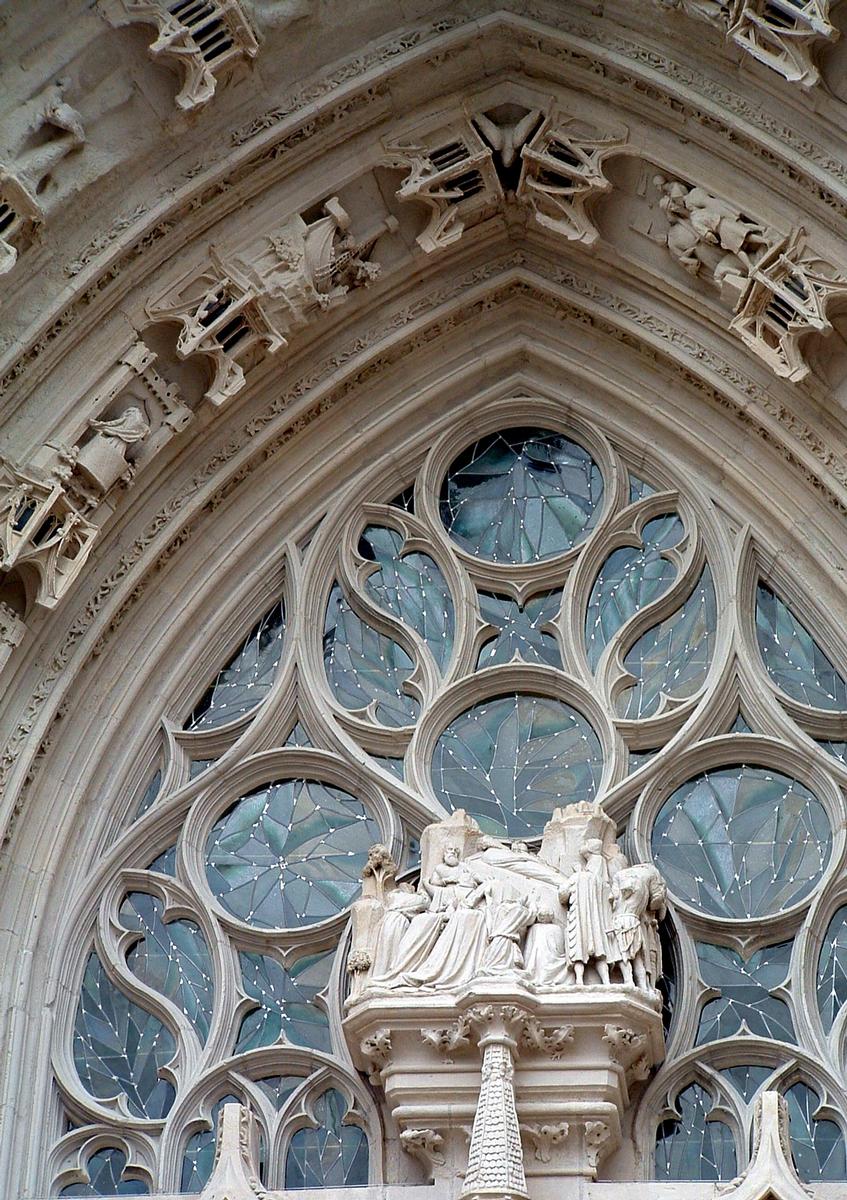 Nantes - Cathédrale Saint-Pierre-et-Saint-Paul - Chevet - Portail Saint-Paul 