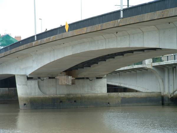 Doublement du Pont Général-Audibert, NantesUne pile 