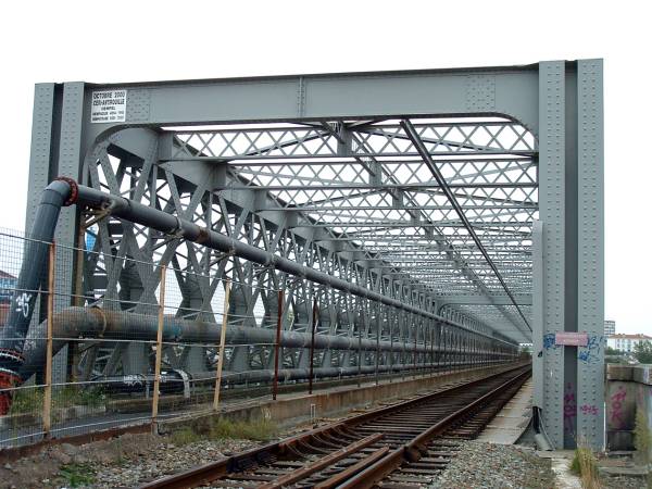 Pont ferroviaire de Pornic, Nantes.Tablier 