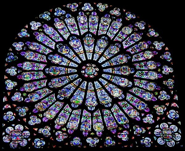 Notre Dame de Paris – Nördliche Rosette 