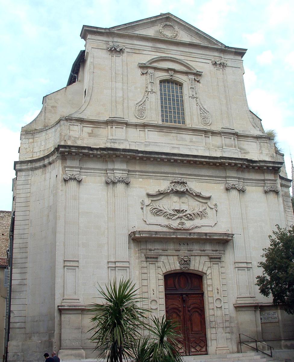 Nîmes - Grand Temple (ancienne église des Dominicains) - Façade sur la rue Curatie 
