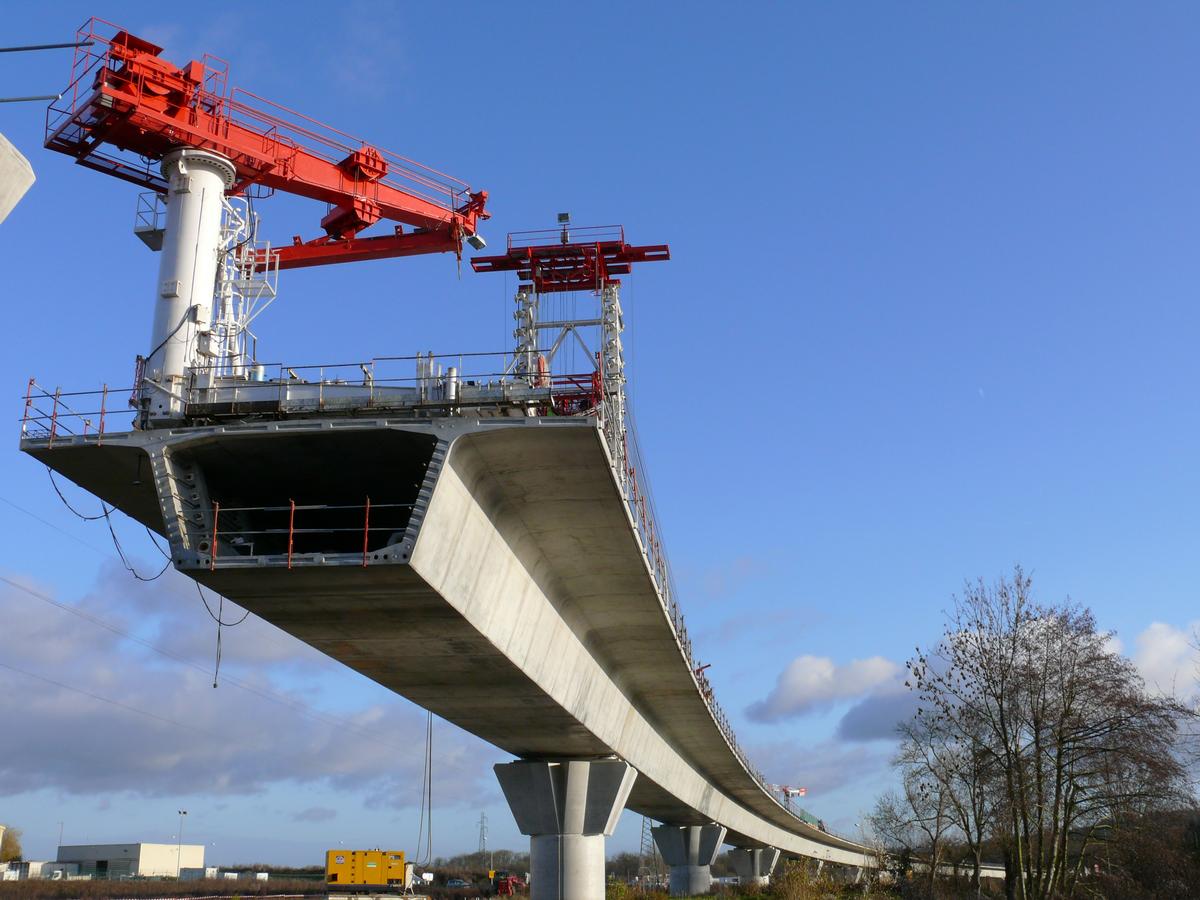 RN31 - Viaduc de Compiègne - Construction à l'avancement 