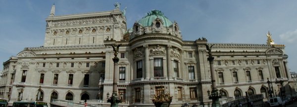 Opéra de Paris - Palais Garnier.Western façade 