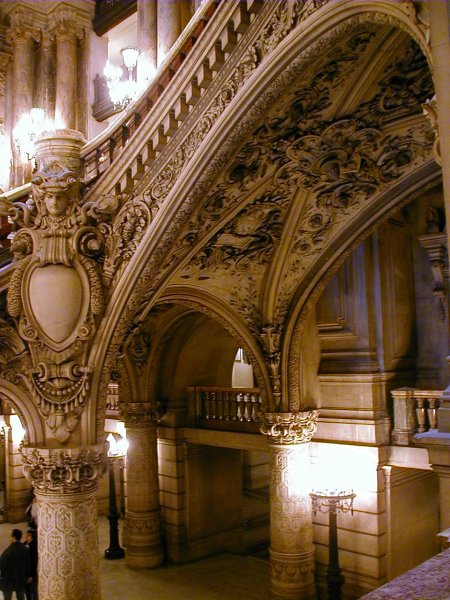 Opéra de Paris - Palais Charles GarnierSous le grand escalier 