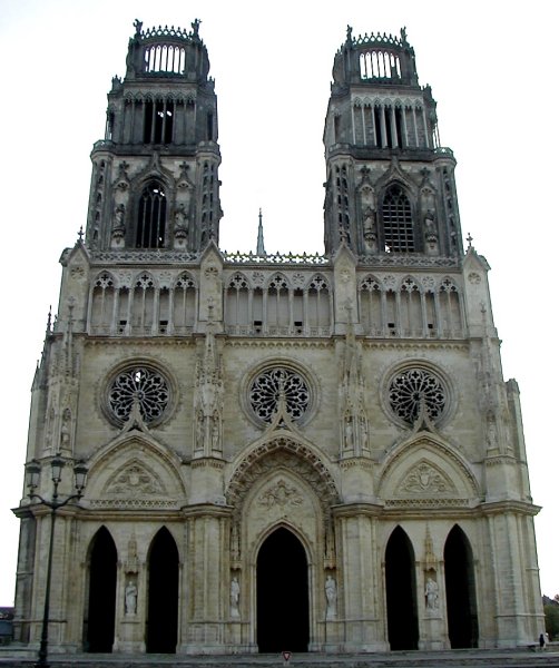 Cathédrale Sainte-Croix d'OrléansFaçade occidentale 