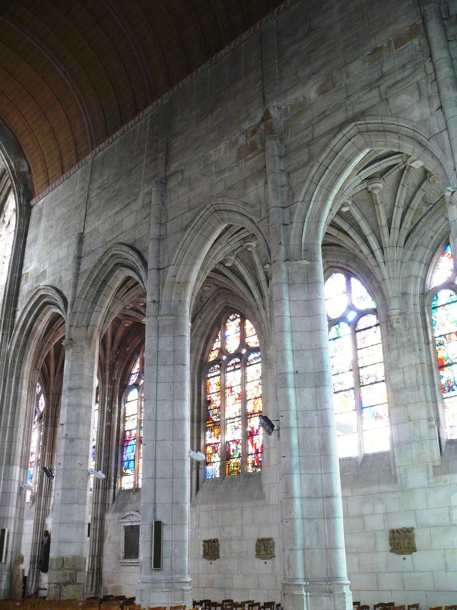Conches-en-Ouche - Eglise Sainte-Foy - Nef - Elévation 