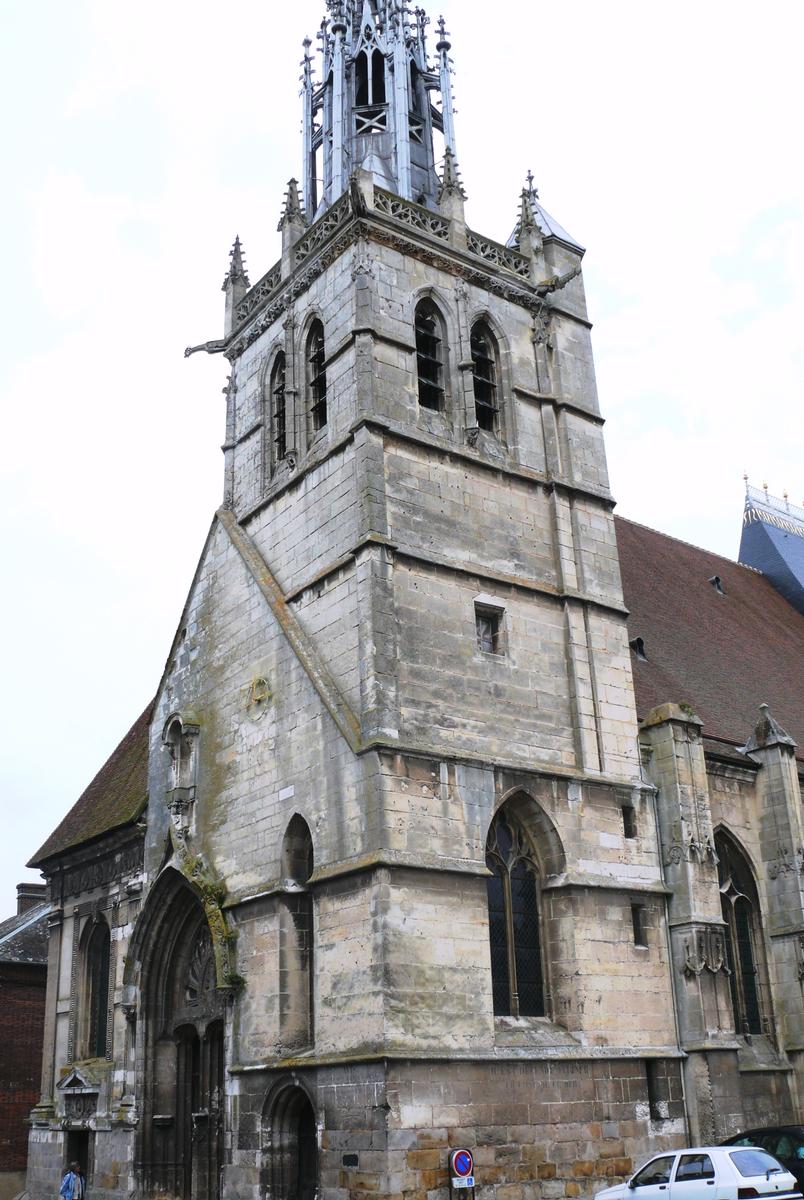 Conches-en-Ouche - Eglise Sainte-Foy - Portail et clocher 