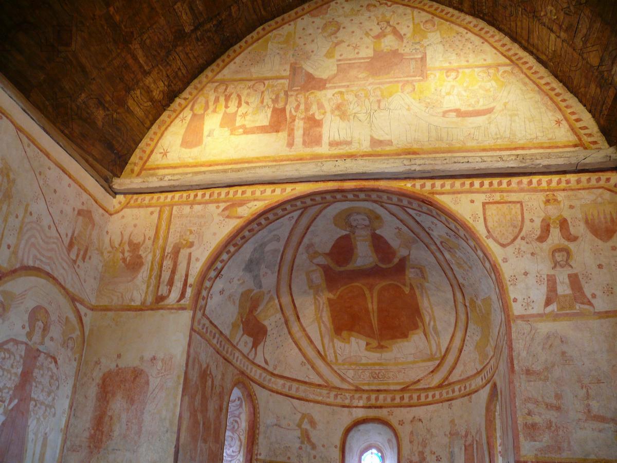 Eglise Saint-Céneri - Peintures murales du choeur 