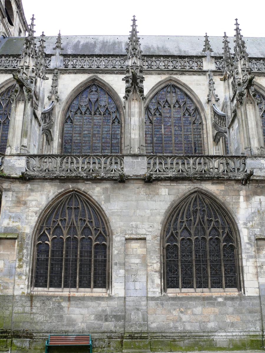 Alençon - Eglise Notre-Dame - Extérieur - Nef - Elévation 
