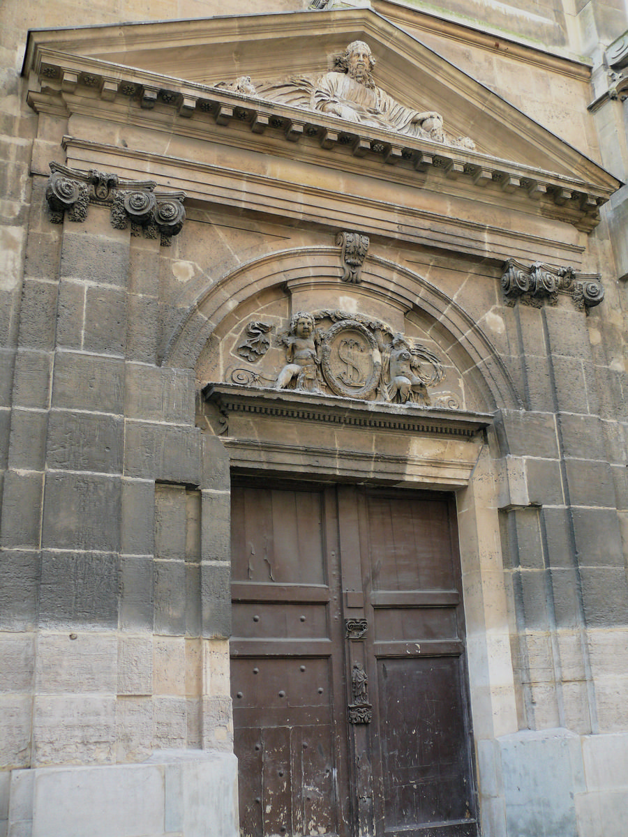Paris 10ème arrondissement - Eglise Saint-Laurent - Portail du transept nord 