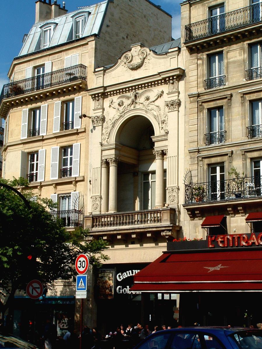 Paris - Théâtre des Gobelins - Façade avenue des Gobelins 