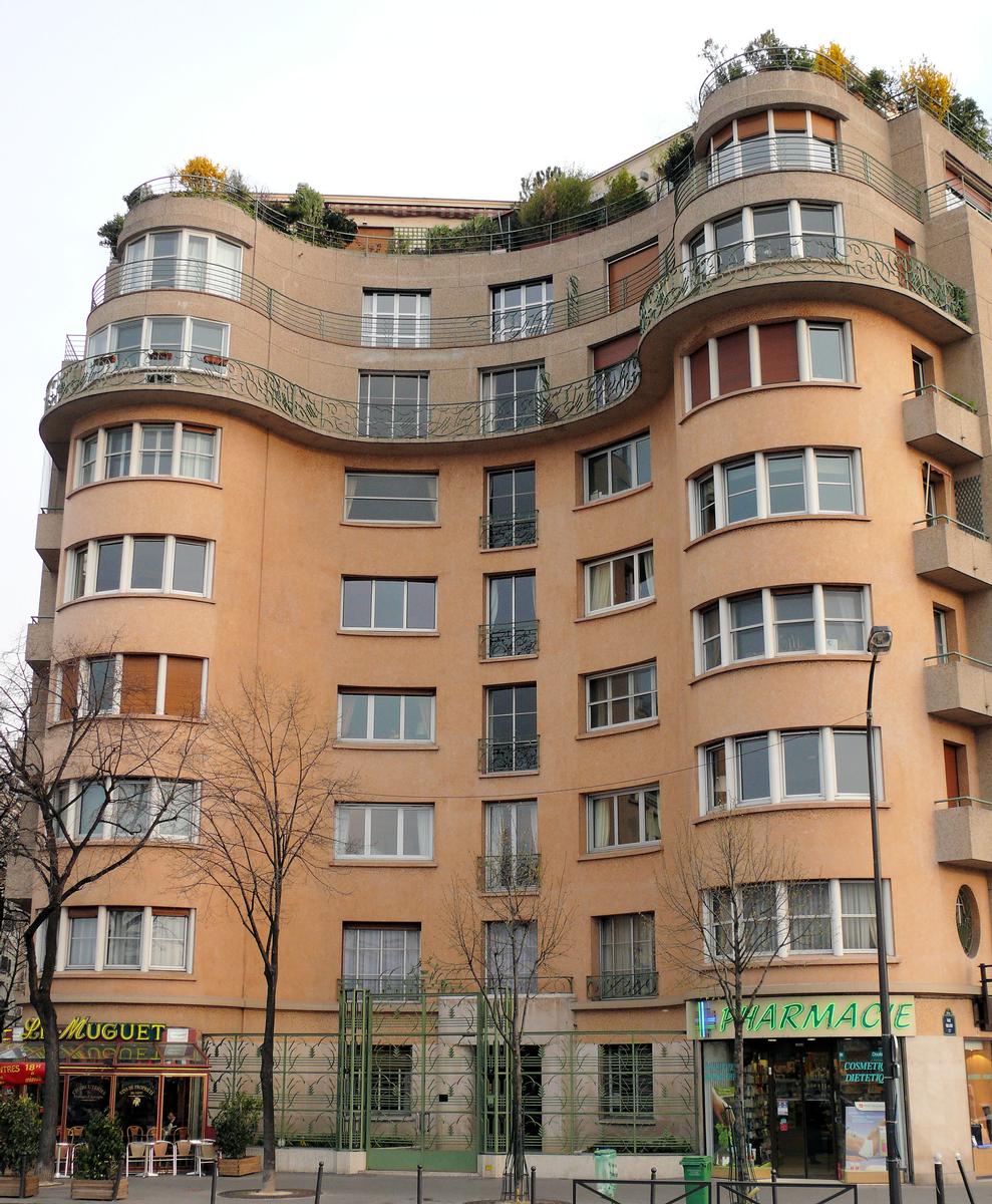 Paris 15ème arrondissement - Immeuble 7 rond-point du Pont-Mirabeau 