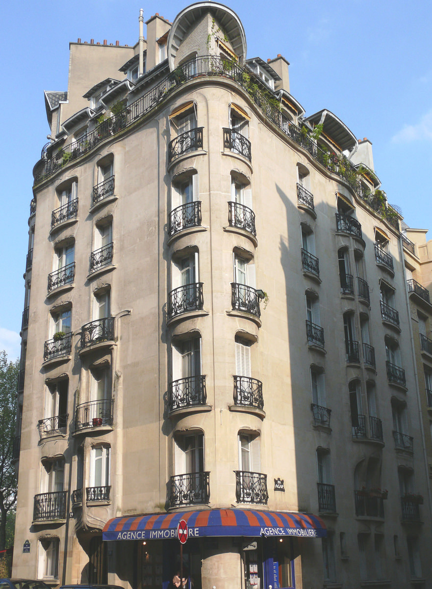 Paris 16ème arrondissement - Immeubles 17-21 rue La Fontaine et 8-10 rue Agar 