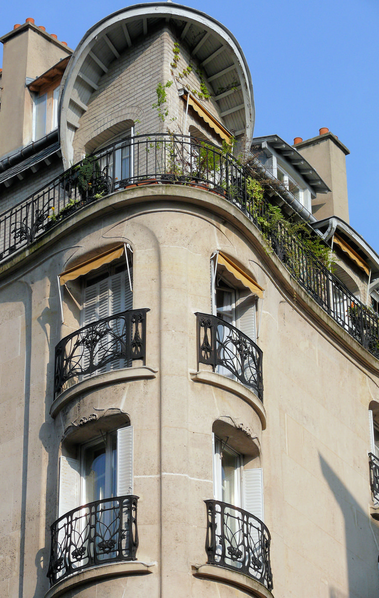 Paris 16ème arrondissement - Immeuble 19 rue La Fontaine - Détail 