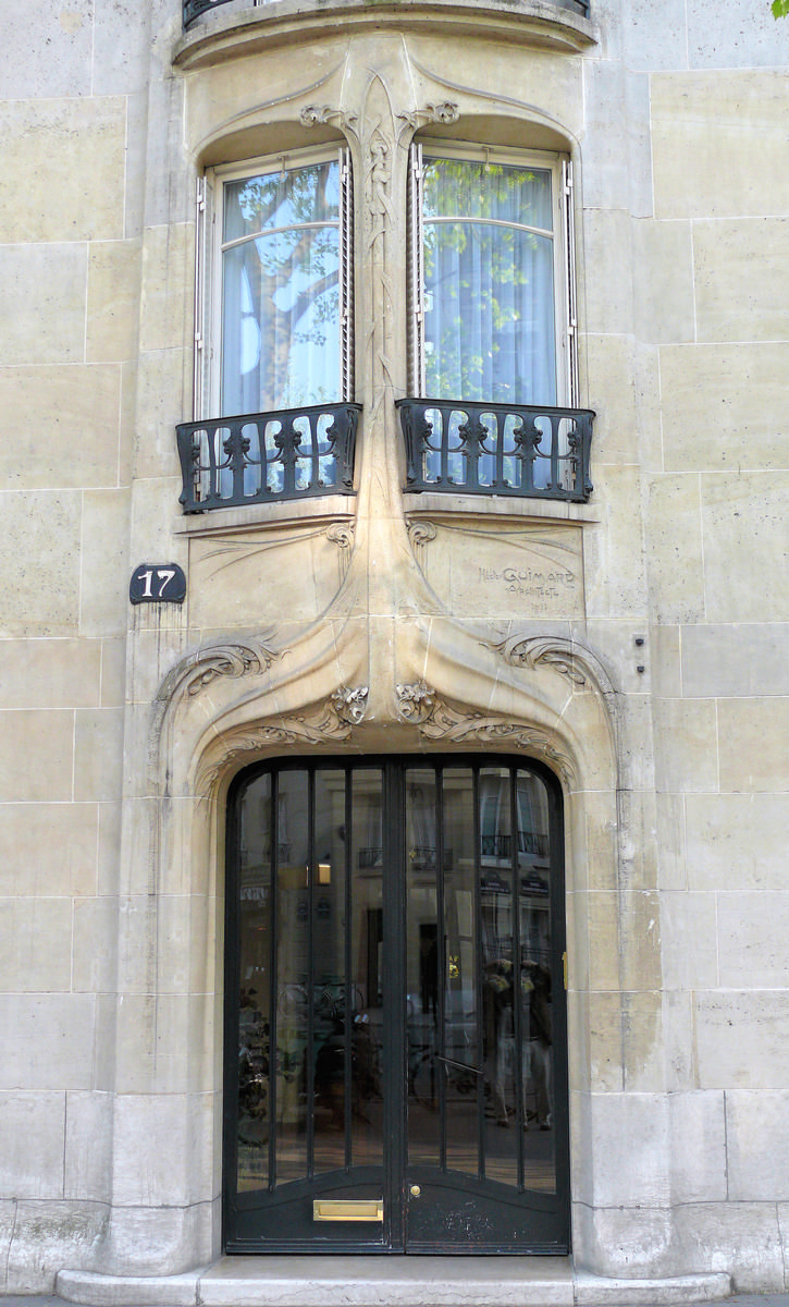Paris 16ème arrondissement - Immeuble 17 rue La Fontaine - Détail 