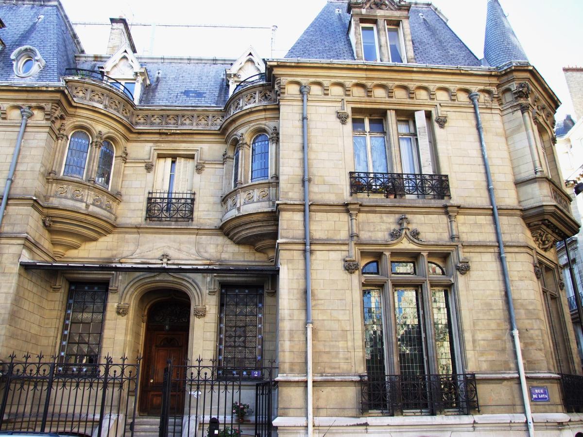 Paris 16ème arrondissement - 2 rue Lota - Construit par Dureau et Orième en 1894 Paris 16 ème arrondissement - 2 rue Lota - Construit par Dureau et Orième en 1894