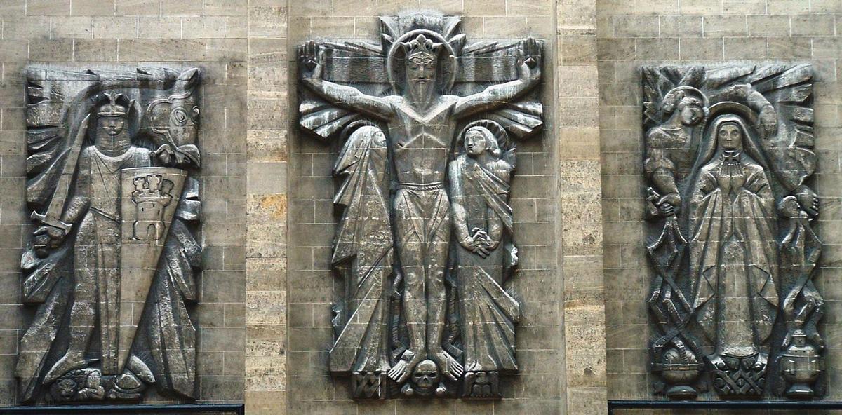 Paris 17ème arrondissement - Eglise Saint-Ferdinand-des-Ternes - Façade - Bas relief 