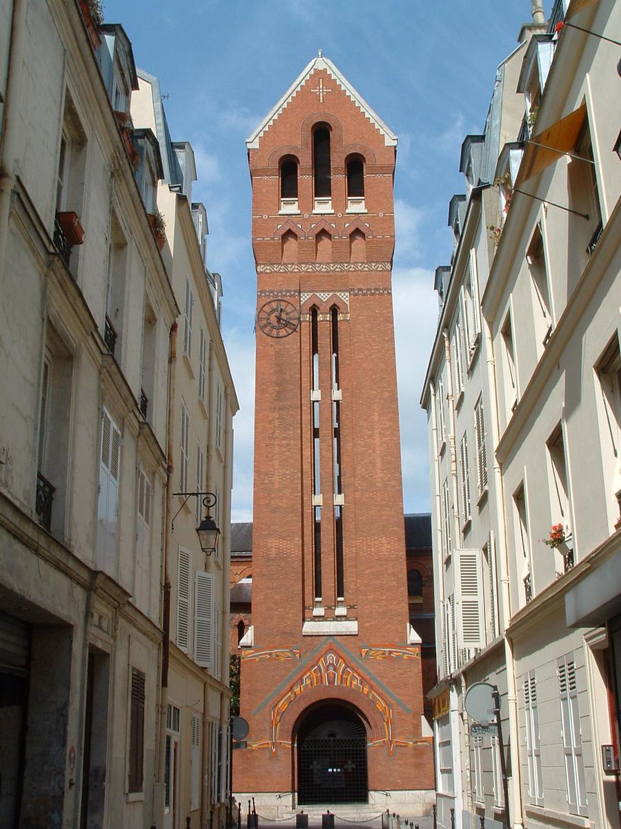 Paris - Eglise Saint-Michel-des-Batignolles - Clocher 