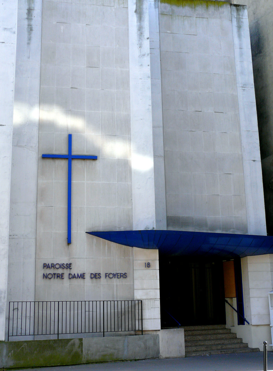 Paris 19ème arrondissement - Eglise Notre-Dame-des-Foyers 