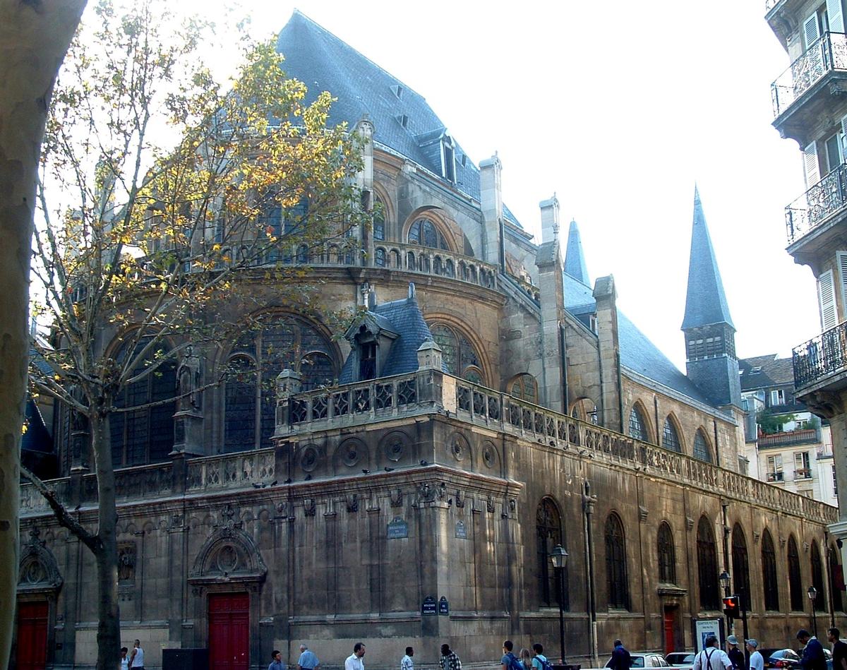 Paris - Eglise Saint-Leu-Saint-Gilles - Chevet sur le boulevard de Sébastopol 
