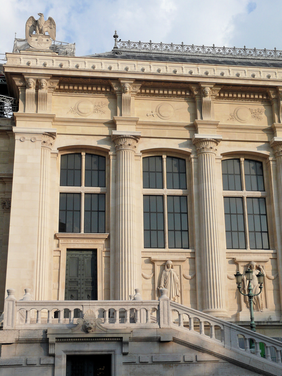 Paris 1er arrondissement - Palais de Justice - Cour d'Assises - Perron de Harlay 