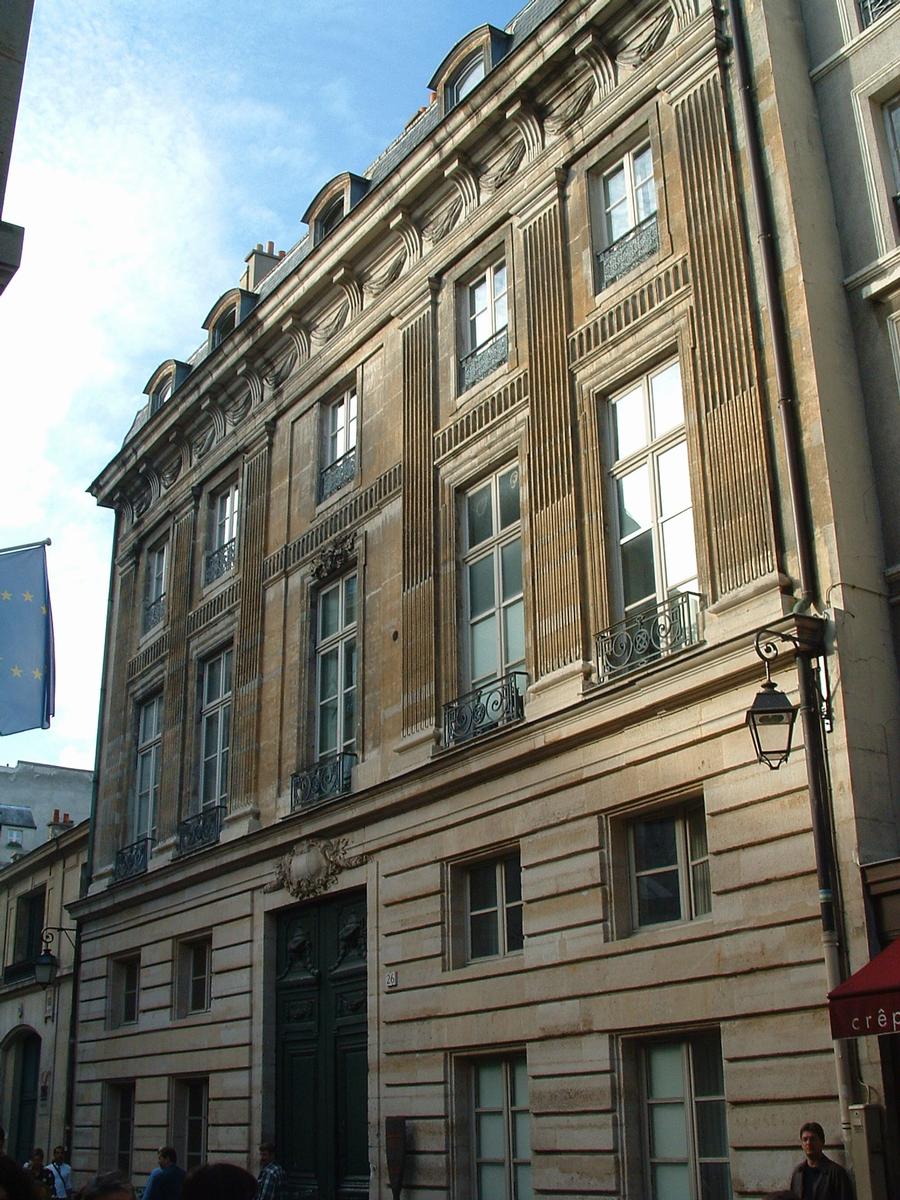 Paris 3ème arrondissement - Hôtel Mortier (hôtel de Sandreville) 