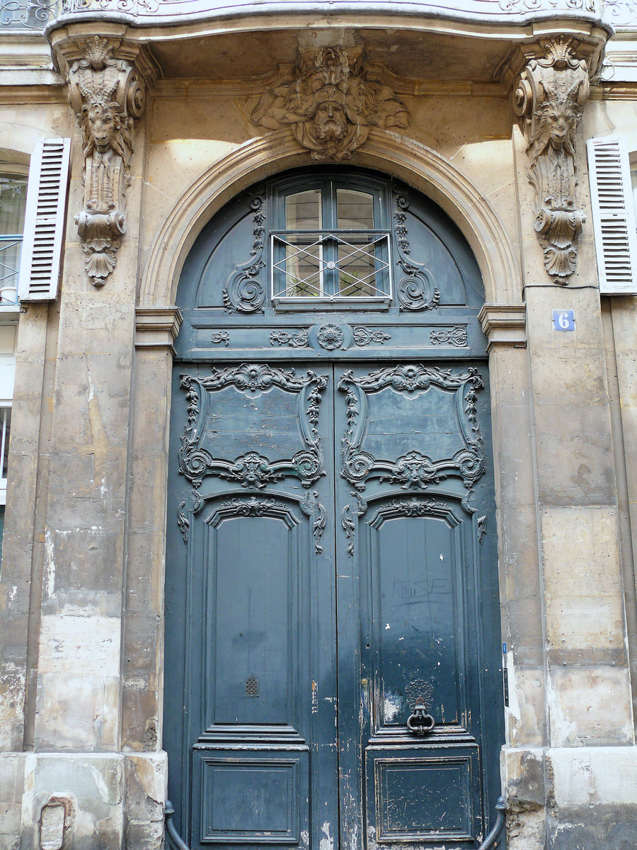 Paris 3ème arrondissement - Hôtel Le Lièvre - Porte du 6 rue Braque 
