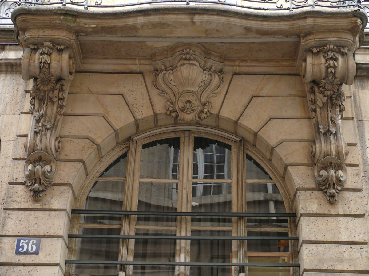 Fiche média no. 138213 Paris 3 ème arrondissement - Archives nationales - Hôtel de Fontenay - Maison Claustrier sur la rue des Francs-Bourgeois construit par Mansart de Sagonne en 1751