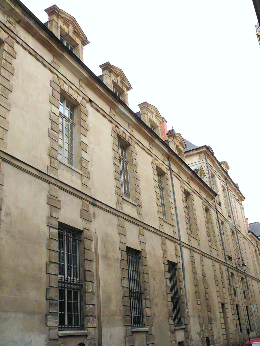 Paris 3ème arrondissement - Hôtel d'Hozier - Façade sur la rue de Debelleyme 